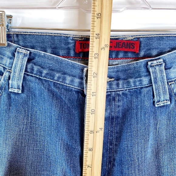 Tommy Hilfiger Mens Jeans 34x32 Med Wash Straight Leg Carpenter Style Pockets - Picture 9 of 16